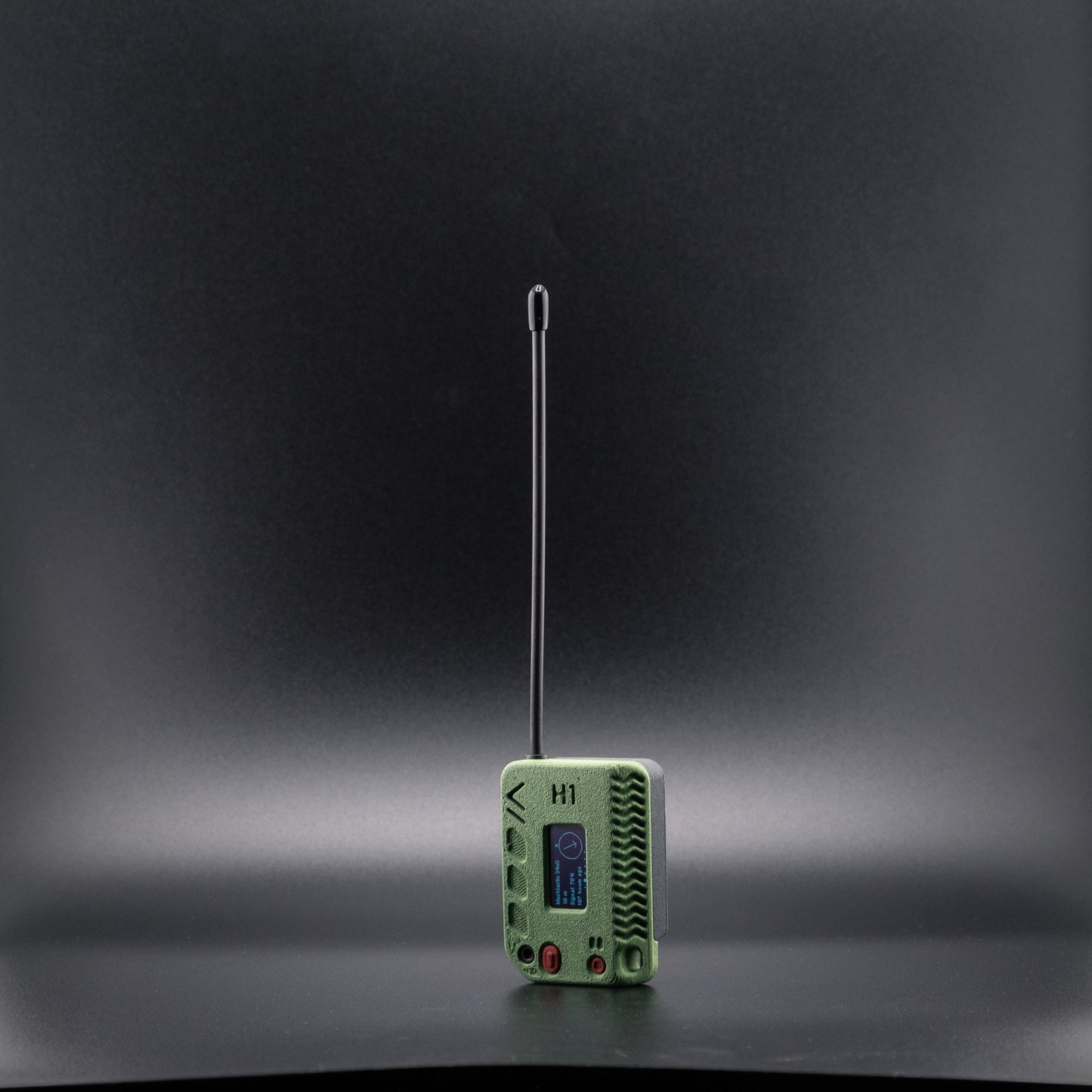 H1 - Complete Device with upgraded whip antenna: Heltec V3 running Meshtastic®