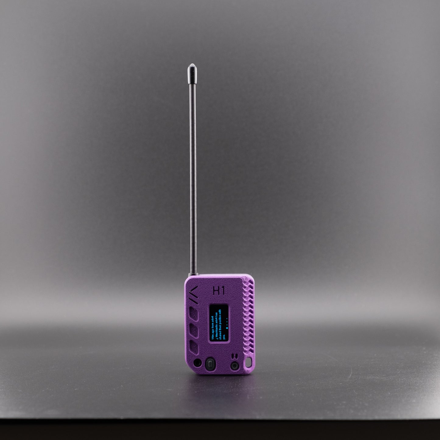 H1 - Complete Device with upgraded whip antenna: Heltec V3 running Meshtastic®