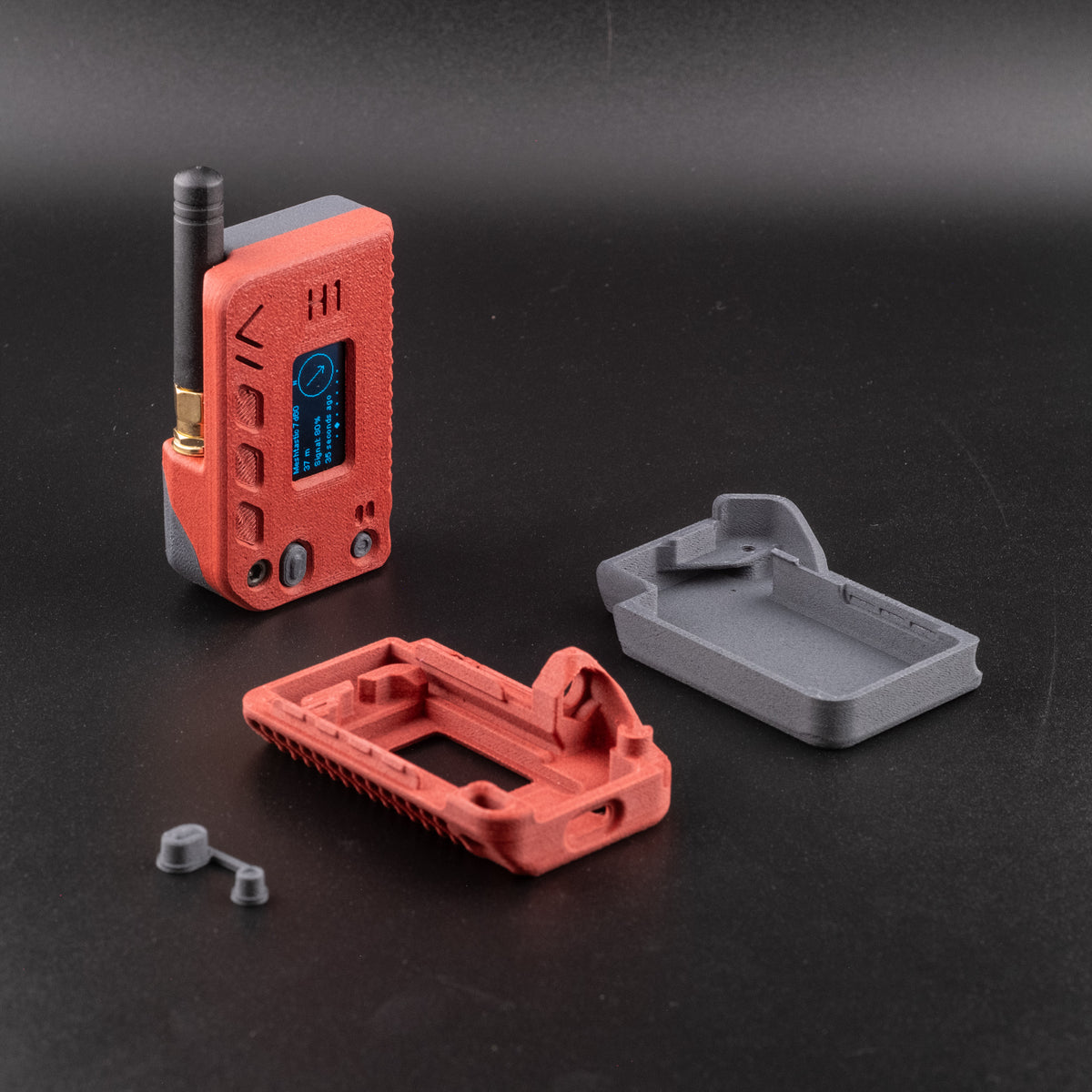 Heltec V3 Case With Button Drawing.pdf H1 - Case for Heltec V3 running Meshtastic® – muzi ᴡᴏʀᴋꜱ