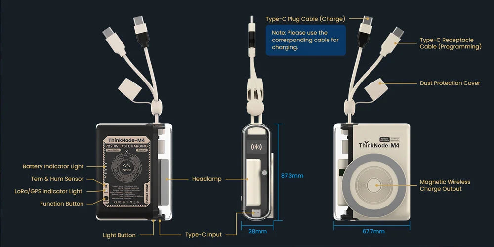 Elecrow ThinkNode M4 Power Bank