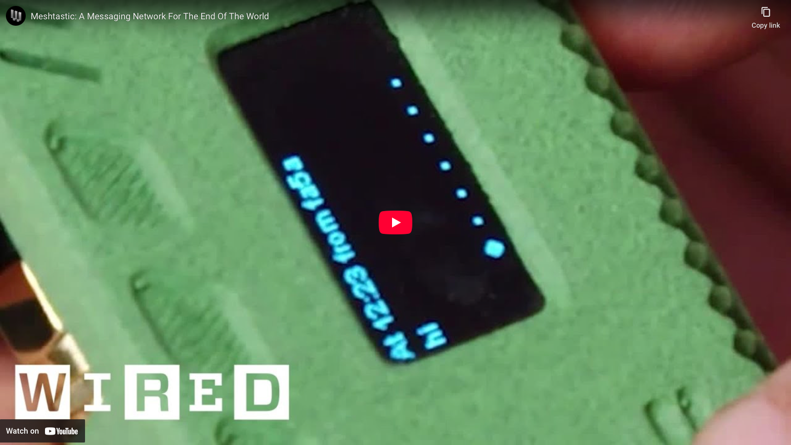 Load video: Wired Magazine Meshtastic Feature